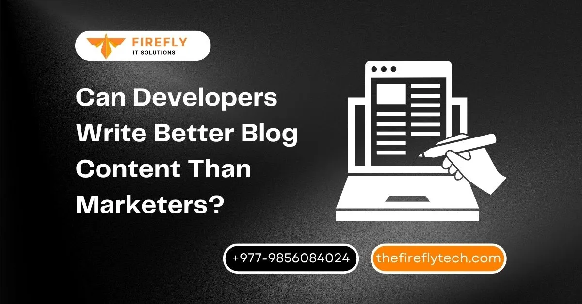 Can Developers Write Better Blog Content Than Marketers?