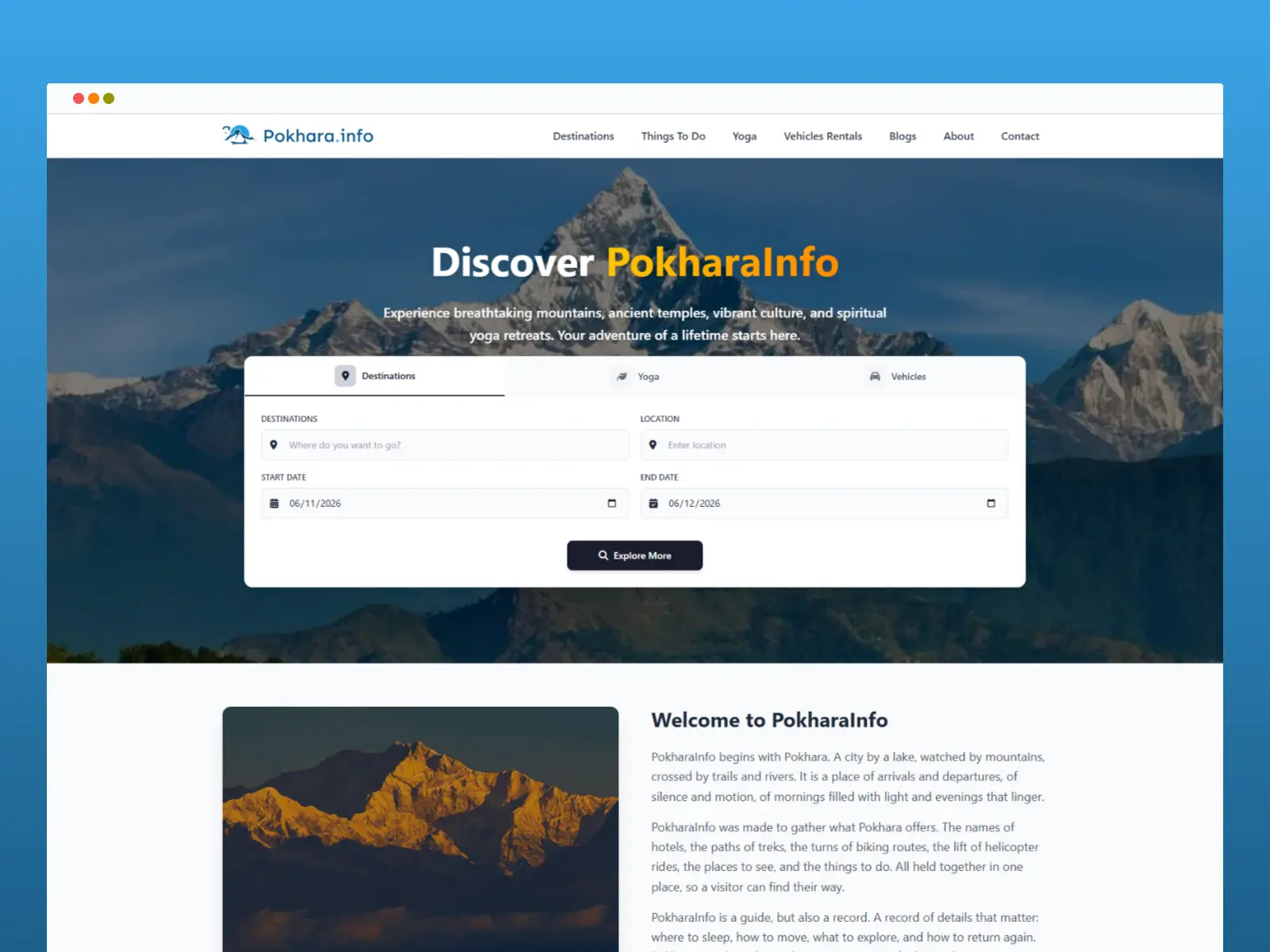 Pokhara Info